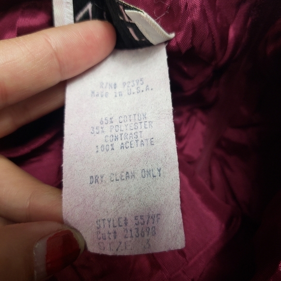 Vintage Next left purple summer mini dress juniors size 3 - Picture 9 of 13